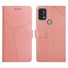 For UMIDIGI A7 Pro Y Stitching Horizontal Flip Leather Phone Case(Rose Gold) - 1