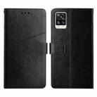 For vivo S7 / V20 Pro Y Stitching Horizontal Flip Leather Phone Case(Black) - 1