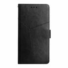 For vivo Y51 2020 Y Stitching Horizontal Flip Leather Phone Case(Black) - 2