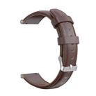 For Huawei B3 Oil Wax Leather Watch Band(Brown) - 1