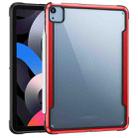 Metal Frame PC TPU Tablet Case For iPad Air 2020 / 2022 10.9(Red) - 1