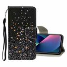For iPhone 13 mini Colored Drawing Pattern Flip Leather Case (Five-pointed Star) - 1