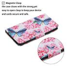 For iPhone 13 Pro Colored Drawing Pattern Flip Leather Case (Dragonfly Flower) - 6