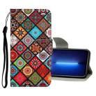 For iPhone 13 Pro Max Colored Drawing Pattern Flip Leather Case (Ethnic Style) - 1