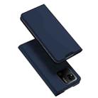 For Xiaomi Redmi 10A DUX DUCIS Skin Pro Series PU + TPU Leather Phone Case(Blue) - 1