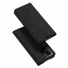 For Xiaomi Redmi 10A DUX DUCIS Skin Pro Series PU + TPU Leather Phone Case(Black) - 1