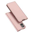 For Xiaomi Redmi 10 5G/Note 11E DUX DUCIS Skin Pro Series PU + TPU Leather Phone Case(Rose Gold) - 1