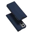 For Xiaomi Redmi 10 5G/Note 11E DUX DUCIS Skin Pro Series PU + TPU Leather Phone Case(Blue) - 1