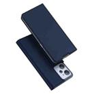 For OPPO Realme C31 DUX DUCIS Skin Pro Series PU + TPU Leather Phone Case(Blue) - 1