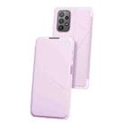 For Samsung Galaxy A23 5G DUX DUCIS Skin X Series Horizontal Flip Leather Phone Case(Pink) - 1