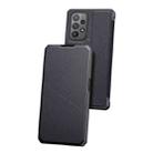 For Samsung Galaxy A23 5G DUX DUCIS Skin X Series Horizontal Flip Leather Phone Case(Black) - 1