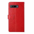 For Asus ROG Phone 3 Y Stitching Horizontal Flip Leather Phone Case(Red) - 3