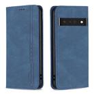 For Google Pixel 7 Pro 5G Magnetic RFID Blocking Anti-Theft Leather Phone Case(Blue) - 1