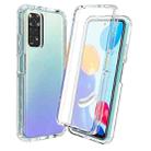 For Xiaomi Redmi Note 11 Global Full Body Shockproof Clear Gradient Phone Case(Transparent) - 1