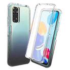 For Xiaomi Redmi Note 11 Pro Global Full Body Shockproof Clear Gradient Phone Case(Black) - 1