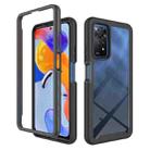 For Xiaomi Redmi Note 11 Pro Global Starry Sky Solid Color Series PC + TPU Phone Case(Black) - 1