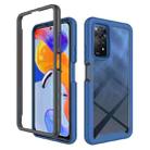 For Xiaomi Redmi Note 11 Pro Global Starry Sky Solid Color Series PC + TPU Phone Case(Dark Blue) - 1