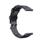 For Huawei B5 Oil wax Leather Watch Band(Navy Blue) - 1