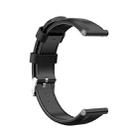 For Huawei B5 Oil wax Leather Watch Band(Black) - 1