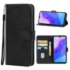 For Huawei Enjoy 30 Plus Leather Phone Case(Black) - 1
