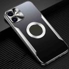 For iPhone 11 Aluminum Alloy + TPU Phone Case (Black Silver) - 1