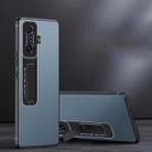 For Xiaomi Redmi K50 Gaming Frosted Holder Phone Case(Sea Blue Grey) - 1