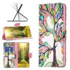 For Infinix Hot 11 Play/Hot 10 Play Colored Drawing Pattern Leather Phone Case(Tree Life) - 1