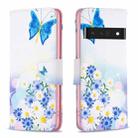 For Google Pixel 7 Pro 5G Colored Drawing Pattern Leather Phone Case(Butterfly Love) - 1