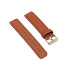 For Huawei B5 Leather Watch Band(brown) - 1