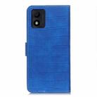 For Alcatel 1B 2022 Crocodile Texture Horizontal Flip Leather Phone Case(Blue) - 3