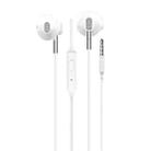 hoco M57 Sky Sound Universal Wired Earphone with Mic, Cable Length: 1.2m(White) - 1