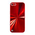 For iPhone SE 2022 / SE 2020 / 8 / 7 CD Texture TPU + Tempered Glass Phone Case(Red) - 1