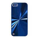 For iPhone SE 2022 / SE 2020 / 8 / 7 CD Texture TPU + Tempered Glass Phone Case(Blue) - 1