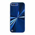 CD Texture TPU + Tempered Glass Phone Case For iPhone 8 Plus / 7 Plus(Blue) - 1