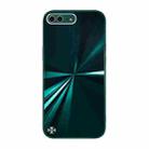 CD Texture TPU + Tempered Glass Phone Case For iPhone 8 Plus / 7 Plus(Green) - 1