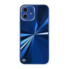 For iPhone 11 CD Texture TPU + Tempered Glass Phone Case (Blue) - 1