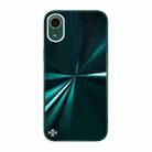 CD Texture TPU + Tempered Glass Phone Case For iPhone XR(Green) - 1