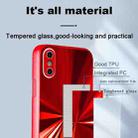 CD Texture TPU + Tempered Glass Phone Case For iPhone XS / X(Green) - 6