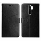 For Xiaomi Redmi 9 Y Stitching Horizontal Flip Leather Phone Case(Black) - 1