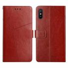 For Xiaomi Redmi 9A Y Stitching Horizontal Flip Leather Phone Case(Brown) - 1