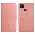 For Xiaomi Redmi 9C Y Stitching Horizontal Flip Leather Phone Case(Rose Gold) - 1