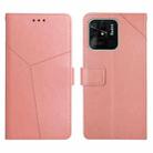 For Xiaomi Redmi 10C Y Stitching Horizontal Flip Leather Phone Case(Rose Gold) - 1