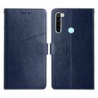 For Xiaomi Redmi Note 8T Y Stitching Horizontal Flip Leather Phone Case(Blue) - 1