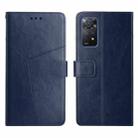 For Xiaomi Redmi Note 11 Pro Global Y Stitching Horizontal Flip Leather Phone Case(Blue) - 1