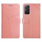 For Xiaomi Redmi Note 11 Pro Global Y Stitching Horizontal Flip Leather Phone Case(Rose Gold) - 1