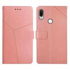 For Xiaomi Redmi Note 7 / Note 7 Pro Y Stitching Horizontal Flip Leather Phone Case(Rose Gold) - 1