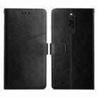 For Xiaomi Redmi 8 / 8A Y Stitching Horizontal Flip Leather Phone Case(Black) - 1