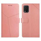 For Xiaomi Mi 10 Lite 5G Y Stitching Horizontal Flip Leather Phone Case(Rose Gold) - 1