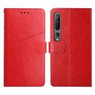 For Xiaomi Mi 10 / Mi 10 Pro Y Stitching Horizontal Flip Leather Phone Case(Red) - 1