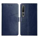 For Xiaomi Mi 10 / Mi 10 Pro Y Stitching Horizontal Flip Leather Phone Case(Blue) - 1